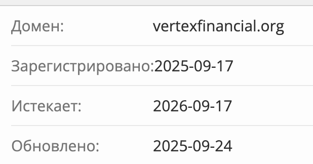 домен AI Capitals Trading / Vertex Financial