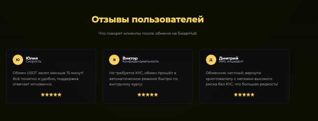 SwapHub отзывы