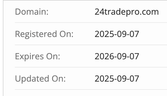 домен 24tradepro