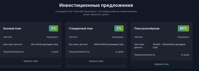 информация о Coin Trade Wall