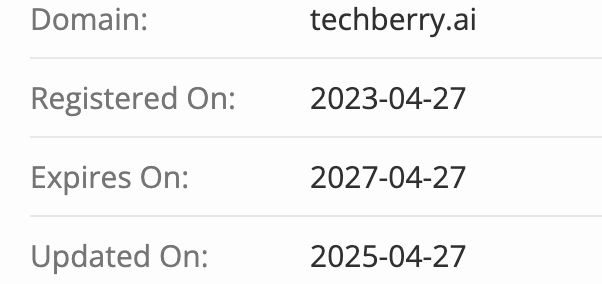 проверка домена TechBerry