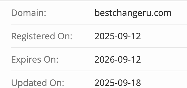 домен BestChangeRU