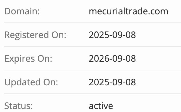 домен Mercurial Trade