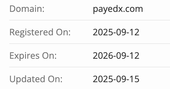 домен Payedx