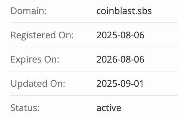 домен CoinBlast