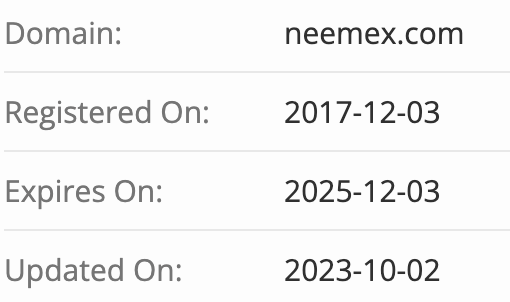 домен Neemex